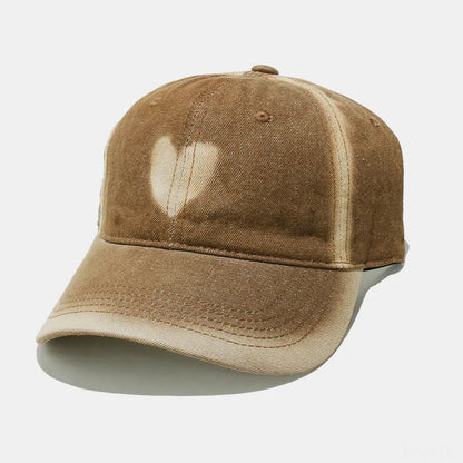 Heart Cotton Baseball Cap — square view — Livostyle