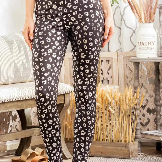 Leopard High Waist Leggings — square view — Livostyle