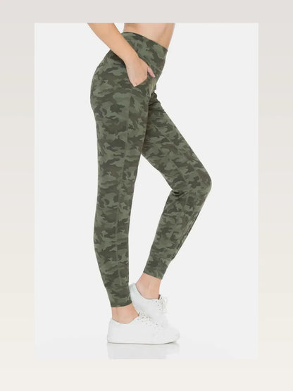 Camouflage Print High Waist Leggings — styled showcase — Livostyle