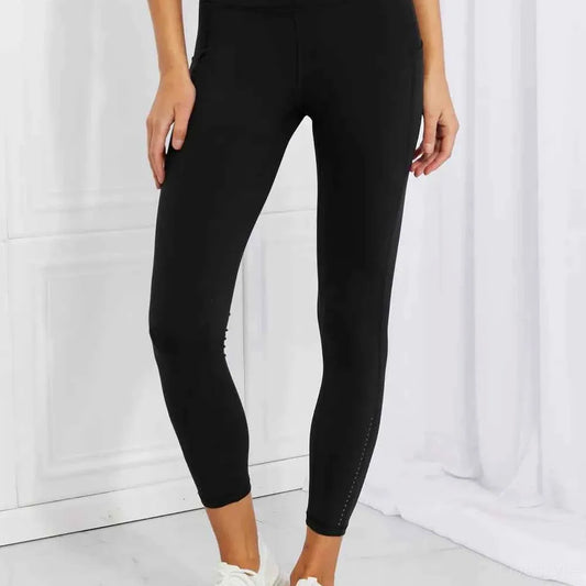 Reflective Dot Strengthen & Lengthen Active Leggings — square view — Livostyle