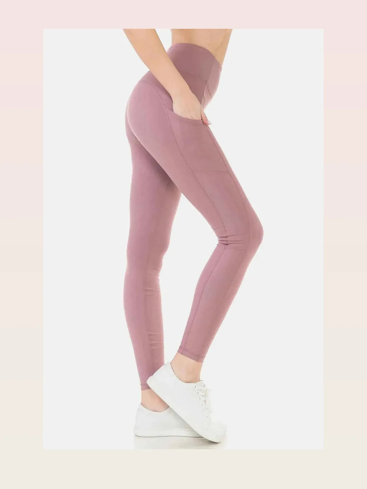 Wide Waistband High Waist Active Leggings — styled showcase — Livostyle