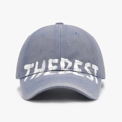 Letter Adjustable Baseball Cap — square view — Livostyle