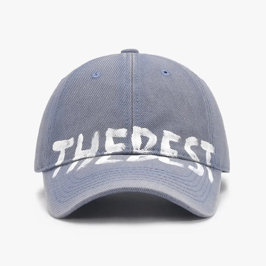 Letter Adjustable Baseball Cap — square view — Livostyle