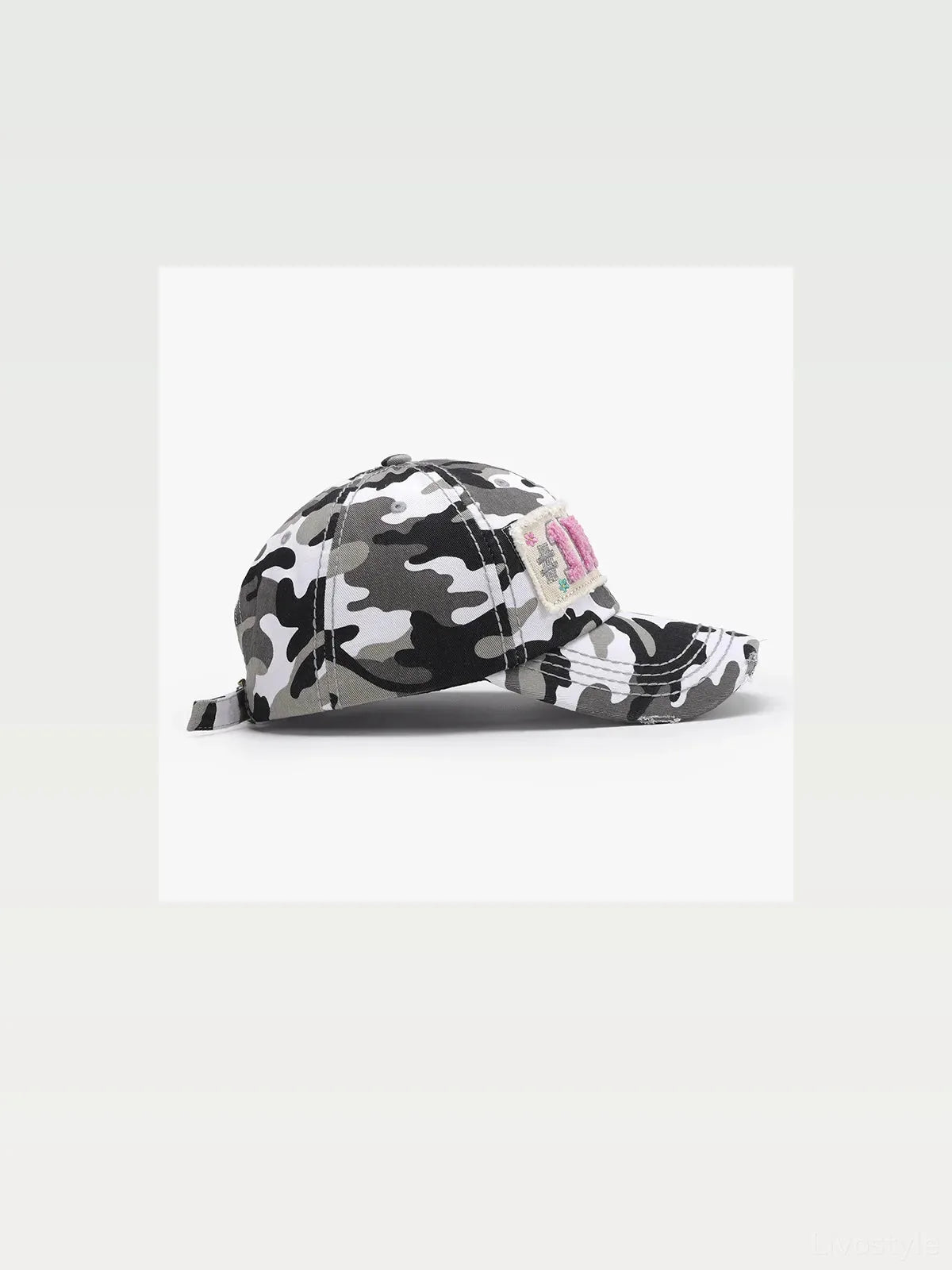 Letter Adjustable Cotton Baseball Cap — styled showcase — Livostyle