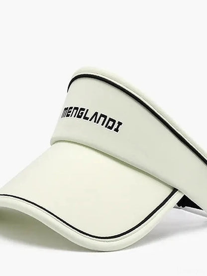 Letter Graphic Adjustable Sun Hat — detail view — Livostyle