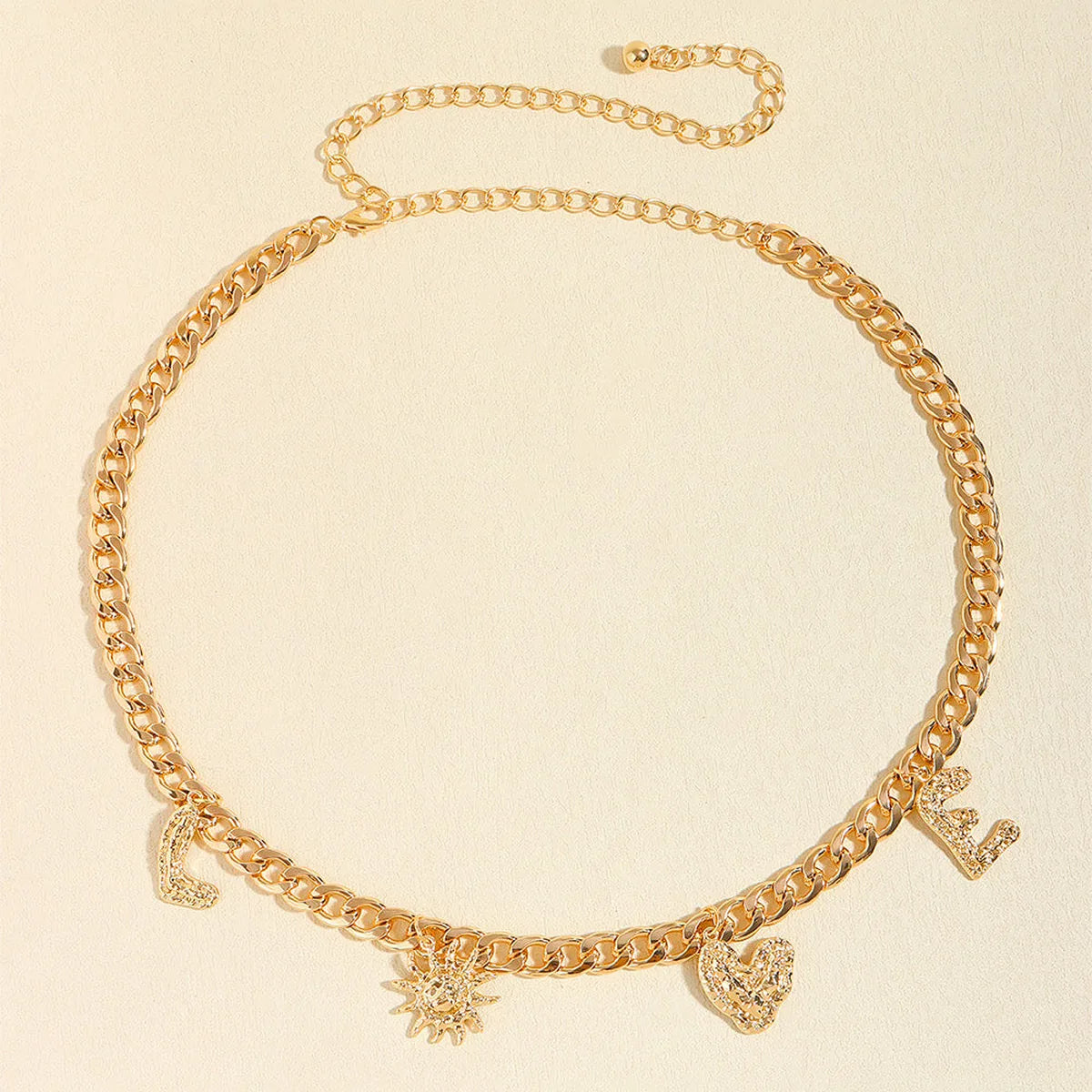 LOVE Alloy Belt — square view — Livostyle