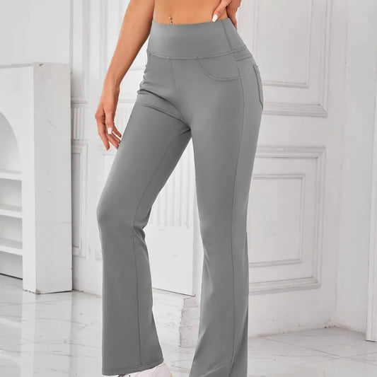 Lovelet High Waist Active Pants with Pockets — square view — Livostyle