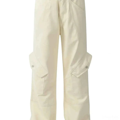 Men's Cargo Straight Pants with Multi Pockets — square view — Livostyle