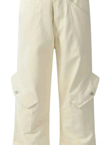 Men's Cargo Straight Pants with Multi Pockets — detail view — Livostyle