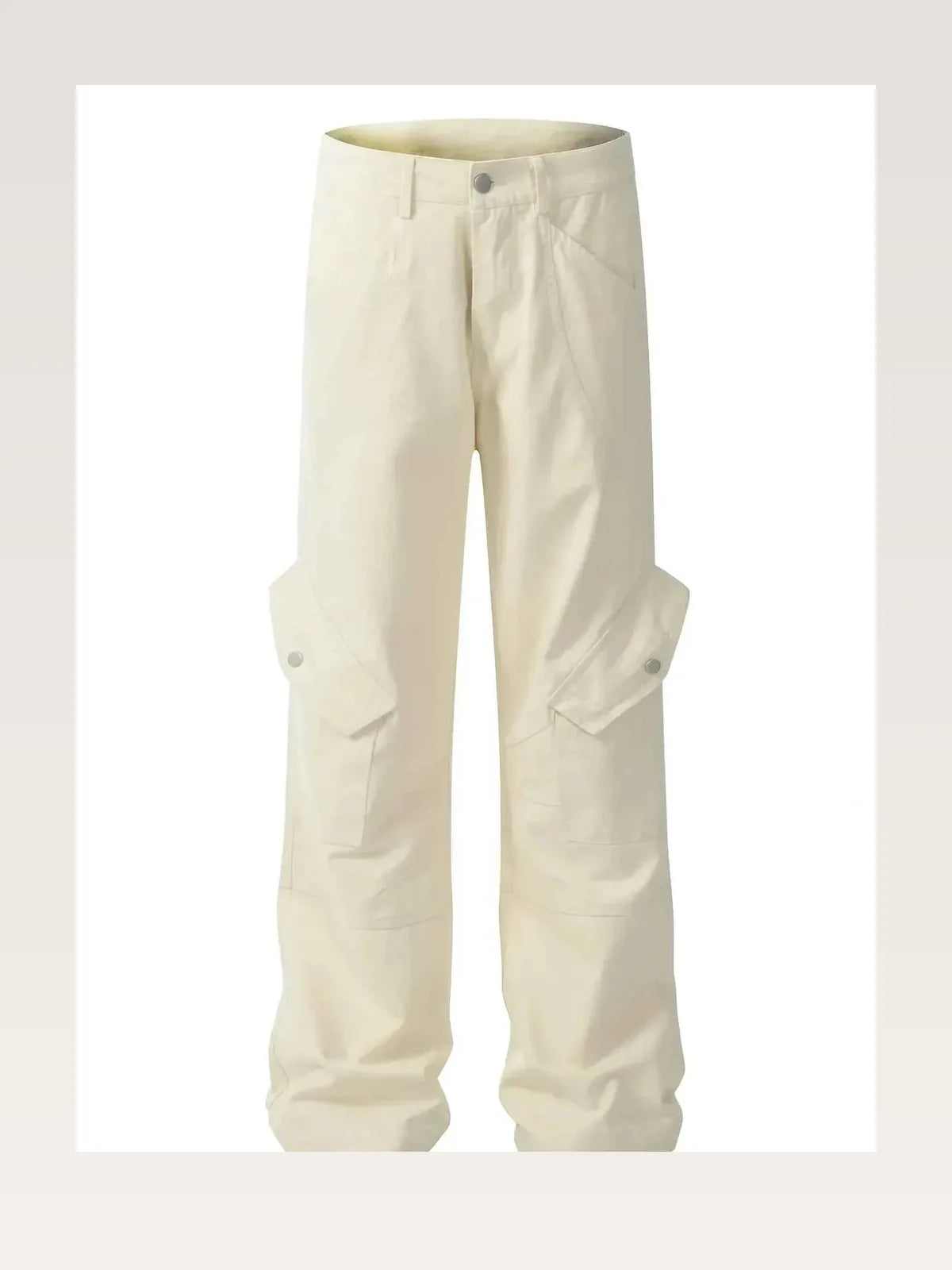 Men's Cargo Straight Pants with Multi Pockets — styled showcase — Livostyle