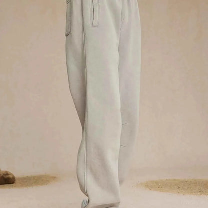 Men's Casual Elastic Waist Cotton Sweatpants — square view — Livostyle