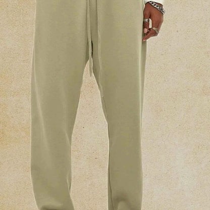 Men's Casual Loose Fit Drawstring Sweatpants — square view — Livostyle