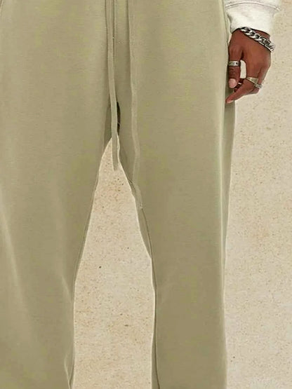 Men's Casual Loose Fit Drawstring Sweatpants — detail view — Livostyle