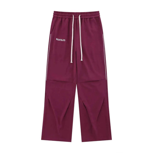 Men's Drawstring Pants with Pockets — square view — Livostyle