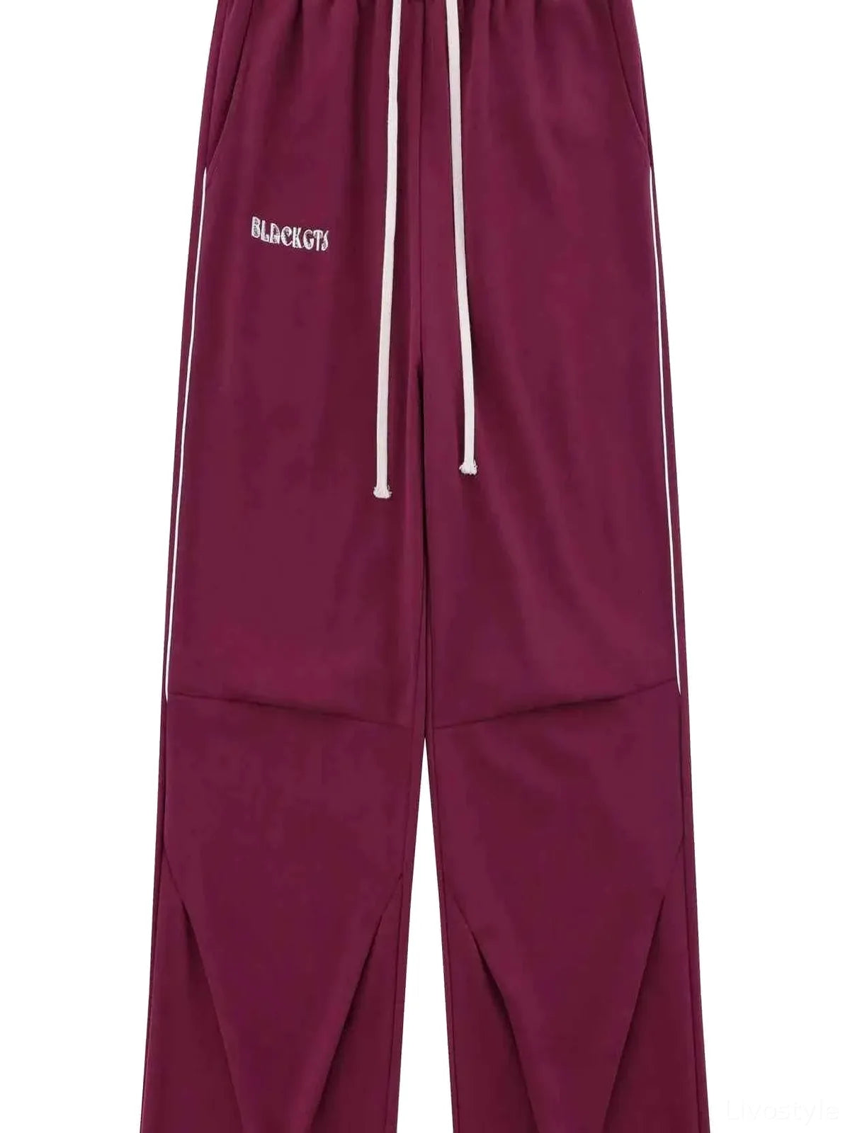 Men's Drawstring Pants with Pockets — detail view — Livostyle
