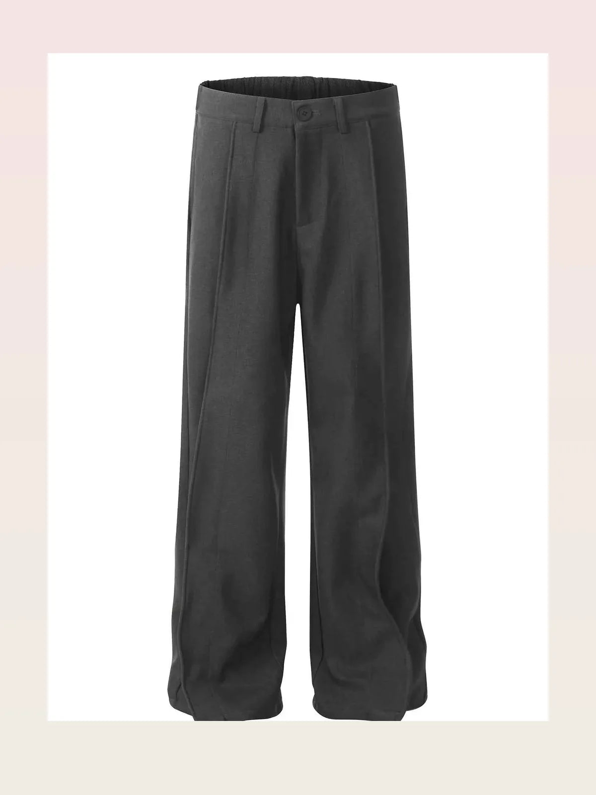 Men's Wide Leg Pants with Pleated Front — styled showcase — Livostyle