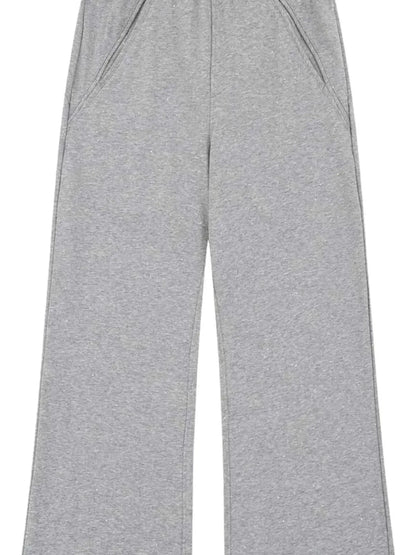 Men's Wide Leg Pants with Pockets — detail view — Livostyle