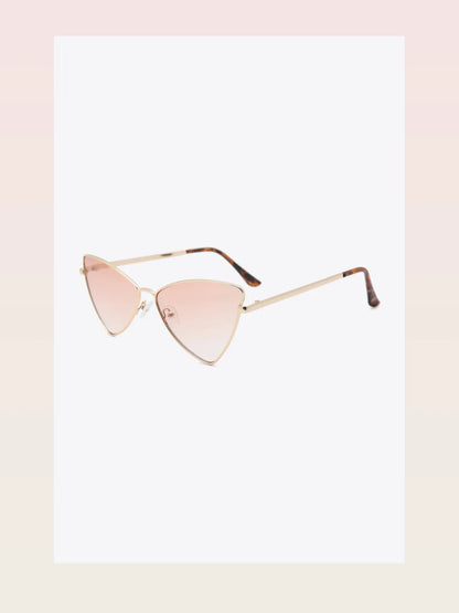 Metal Frame Cat-Eye Sunglasses — styled showcase — Livostyle