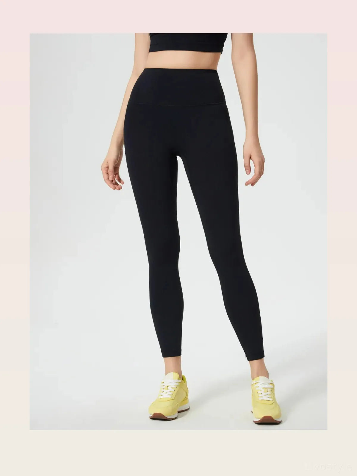 Wide Waistband Active Leggings — styled showcase — Livostyle