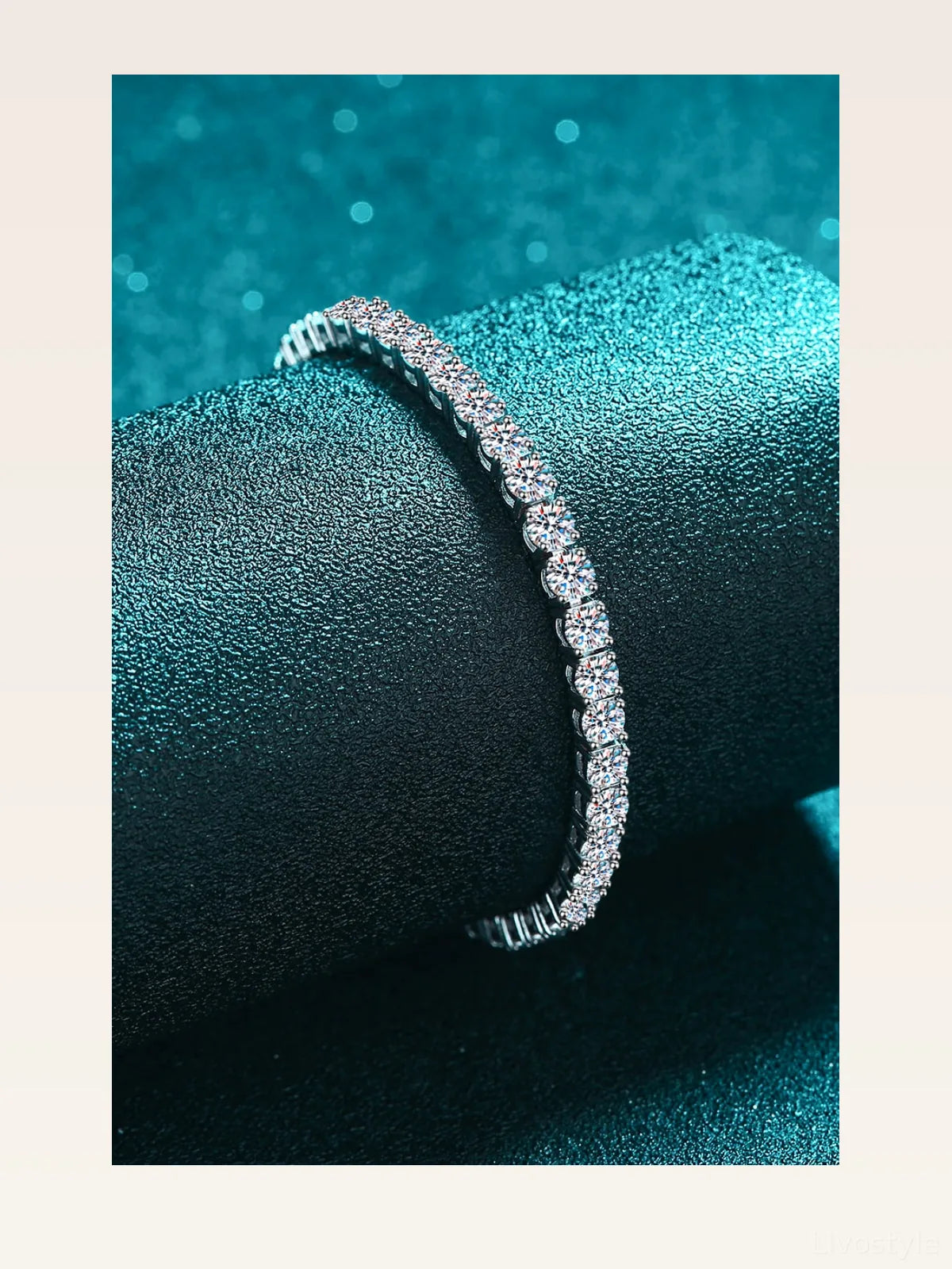 Moissanite Bracelet — styled showcase — Livostyle