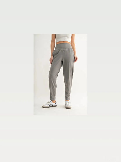 Flowbarrel High Waist Active Pants — styled showcase — Livostyle