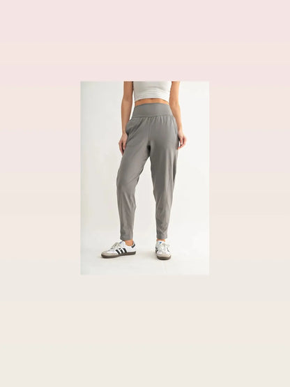 Flowbarrel High Waist Active Pants — styled showcase — Livostyle