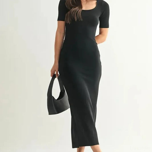 Laguna Soft Drape Maxi Dress — square view — Livostyle
