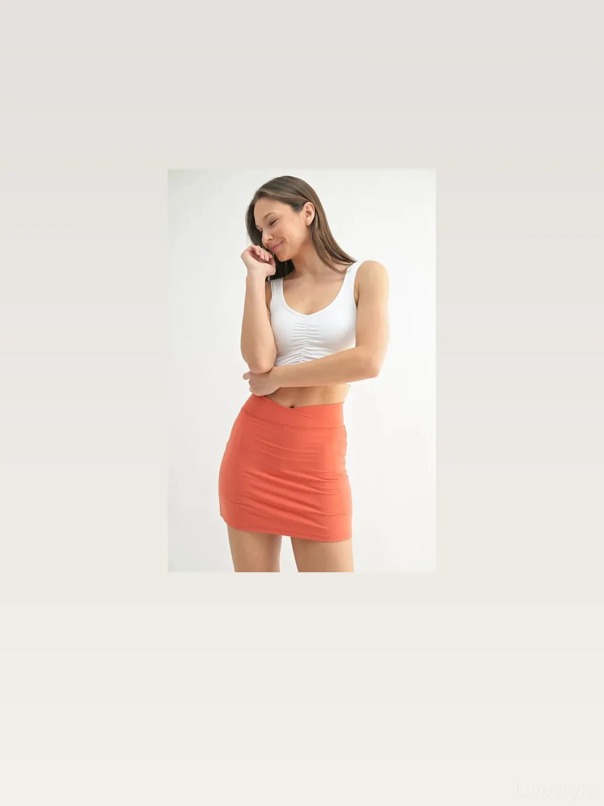 Ruched Front Active Tank — styled showcase — Livostyle