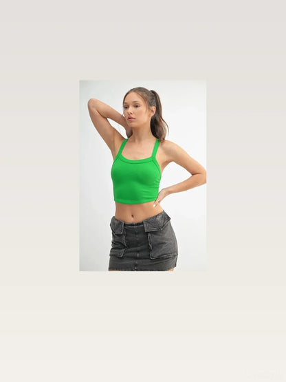 Seamless Solid Cami — styled showcase — Livostyle