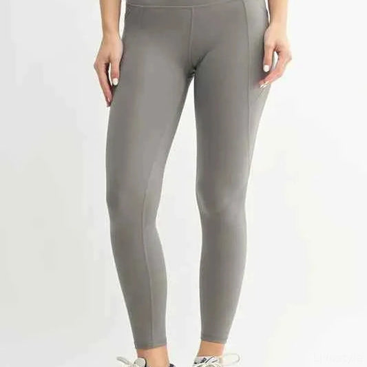 Venice Cloud Light Sculpt High-Waisted Leggings in NEW PEWTE — square view — Livostyle