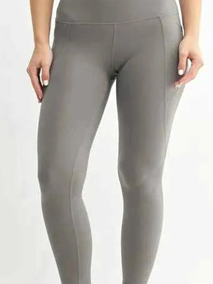 Venice Cloud Light Sculpt High-Waisted Leggings in NEW PEWTE — detail view — Livostyle