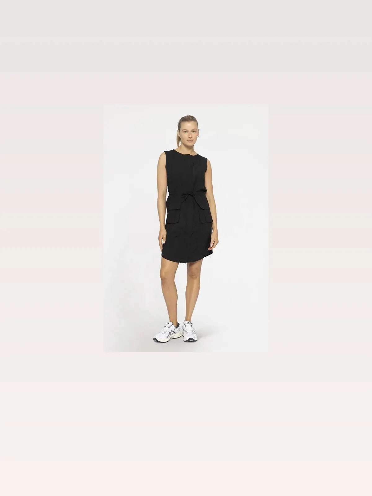Versatile Drawstring Waist Tank Dress — styled showcase — Livostyle