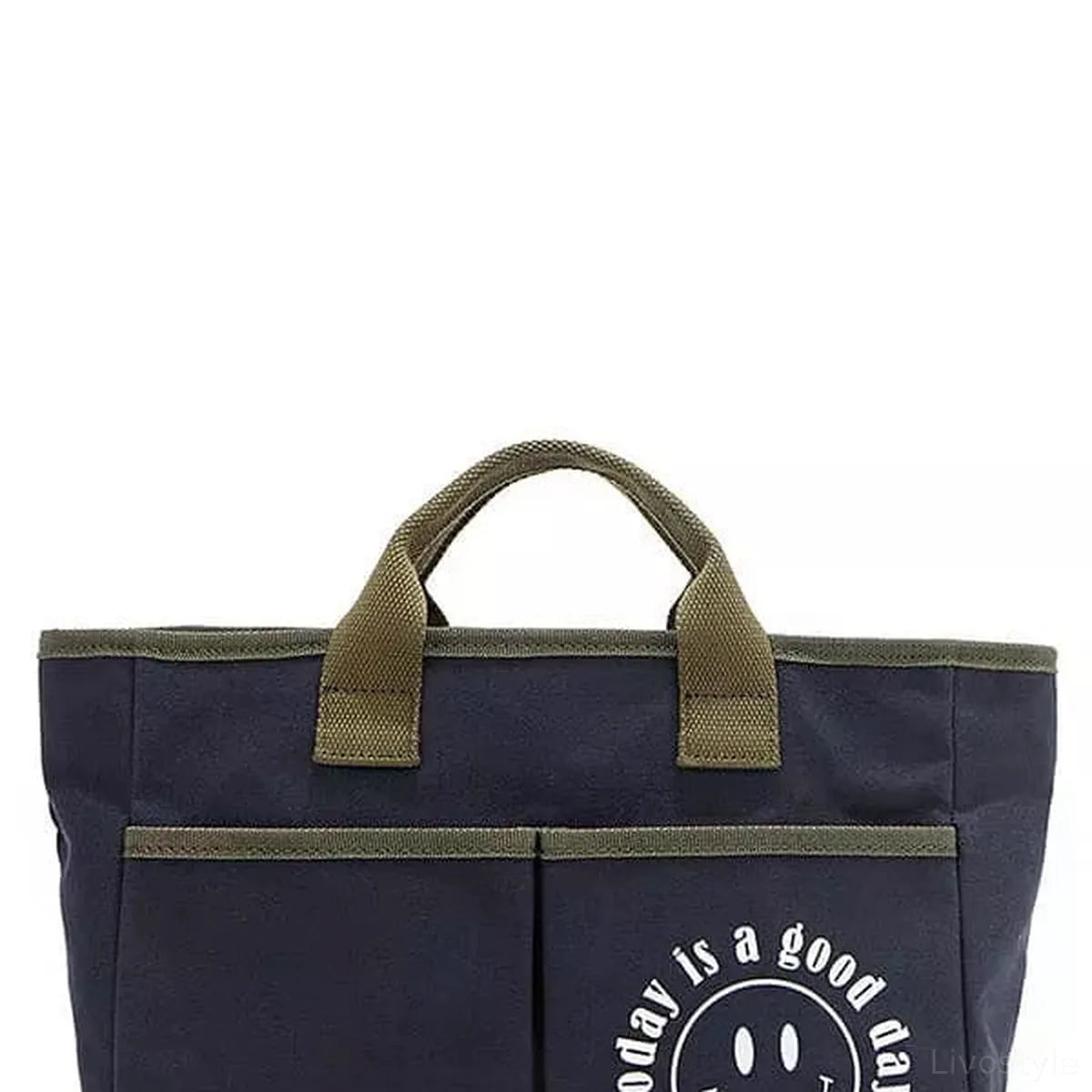 Canvas Tote Bag — square view — Livostyle
