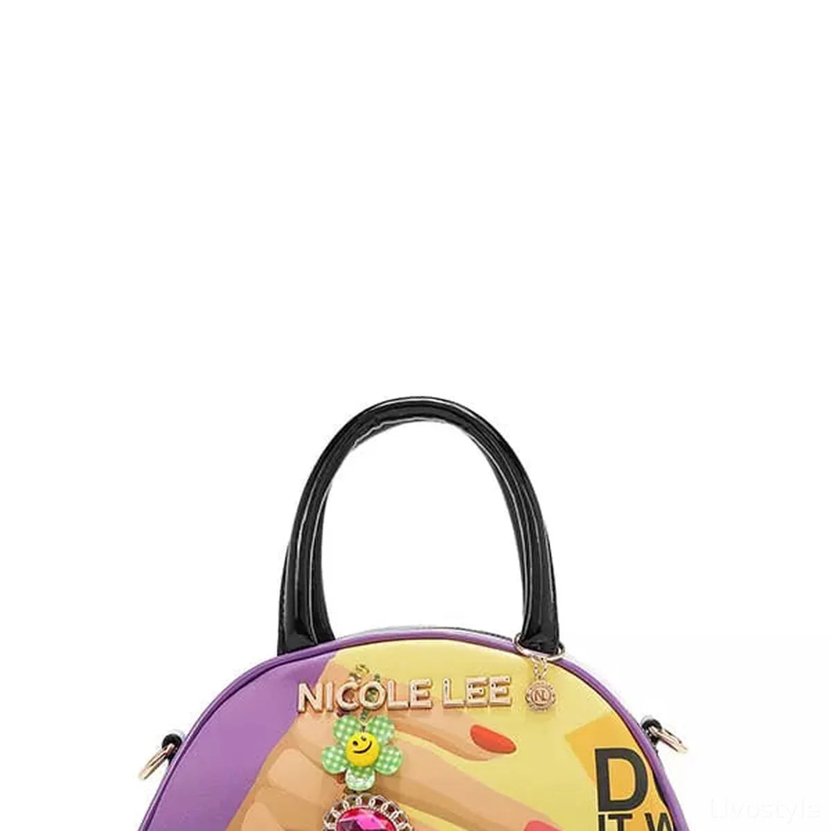 Nail Polish Mini Dome Handbag — square view — Livostyle