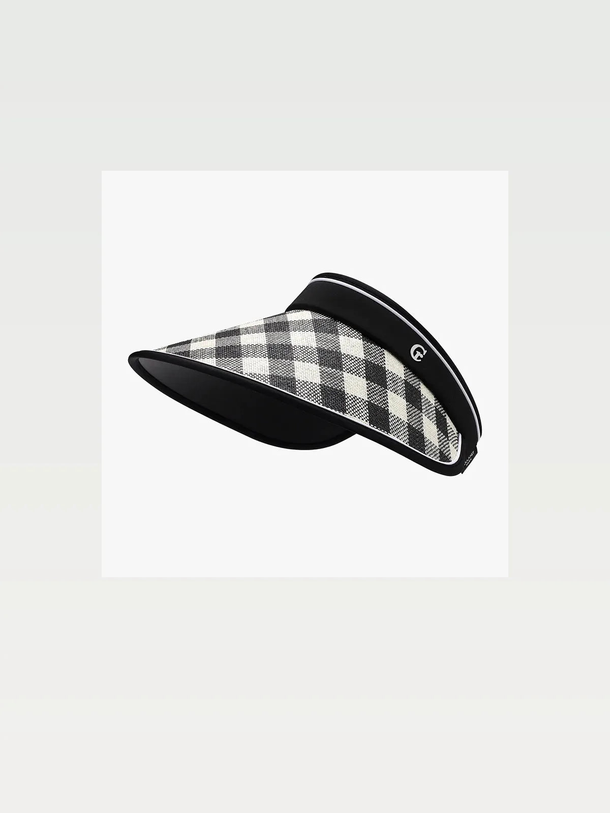 Plaid Natural Grass Adjustable Sun Hat — styled showcase — Livostyle
