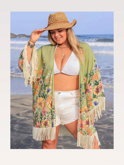 Fringe Open Front Cover-Up — styled showcase — Livostyle