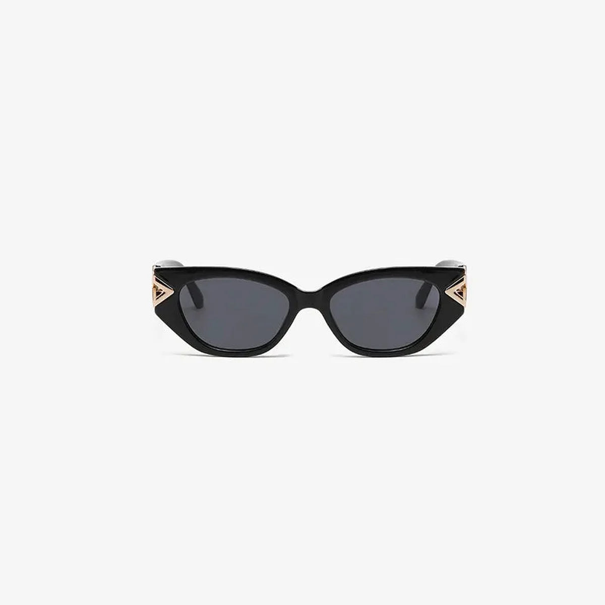 Multicolor Gold Accent UV Protection Cat-Eye Sunglasses — square view — Livostyle