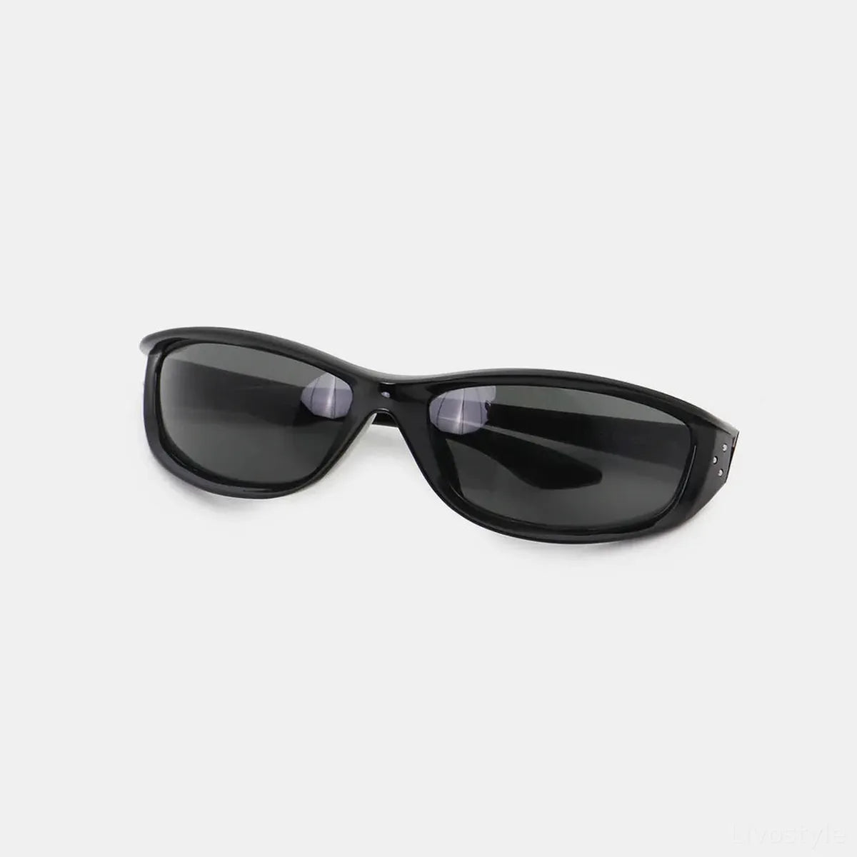 Polycarbonate Frame Rectangle Sunglasses — square view — Livostyle