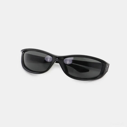 Polycarbonate Frame Rectangle Sunglasses — square view — Livostyle