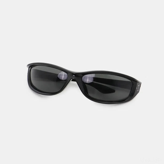Polycarbonate Frame Rectangle Sunglasses — square view — Livostyle
