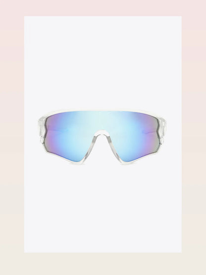 Polycarbonate Shield Sunglasses — styled showcase — Livostyle