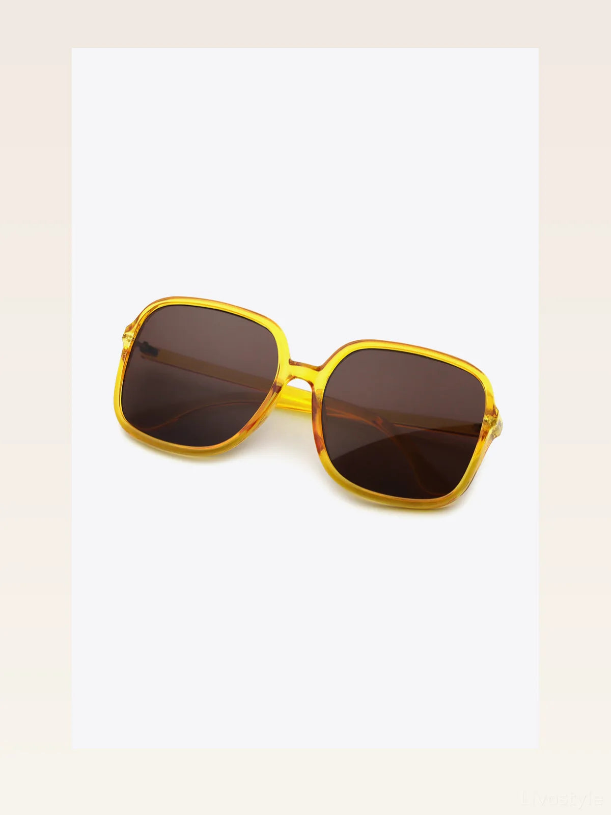 Polycarbonate Square Sunglasses — styled showcase — Livostyle
