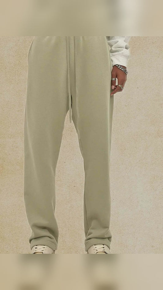 Men's Loose Fit Drawstring Sweatpants – video