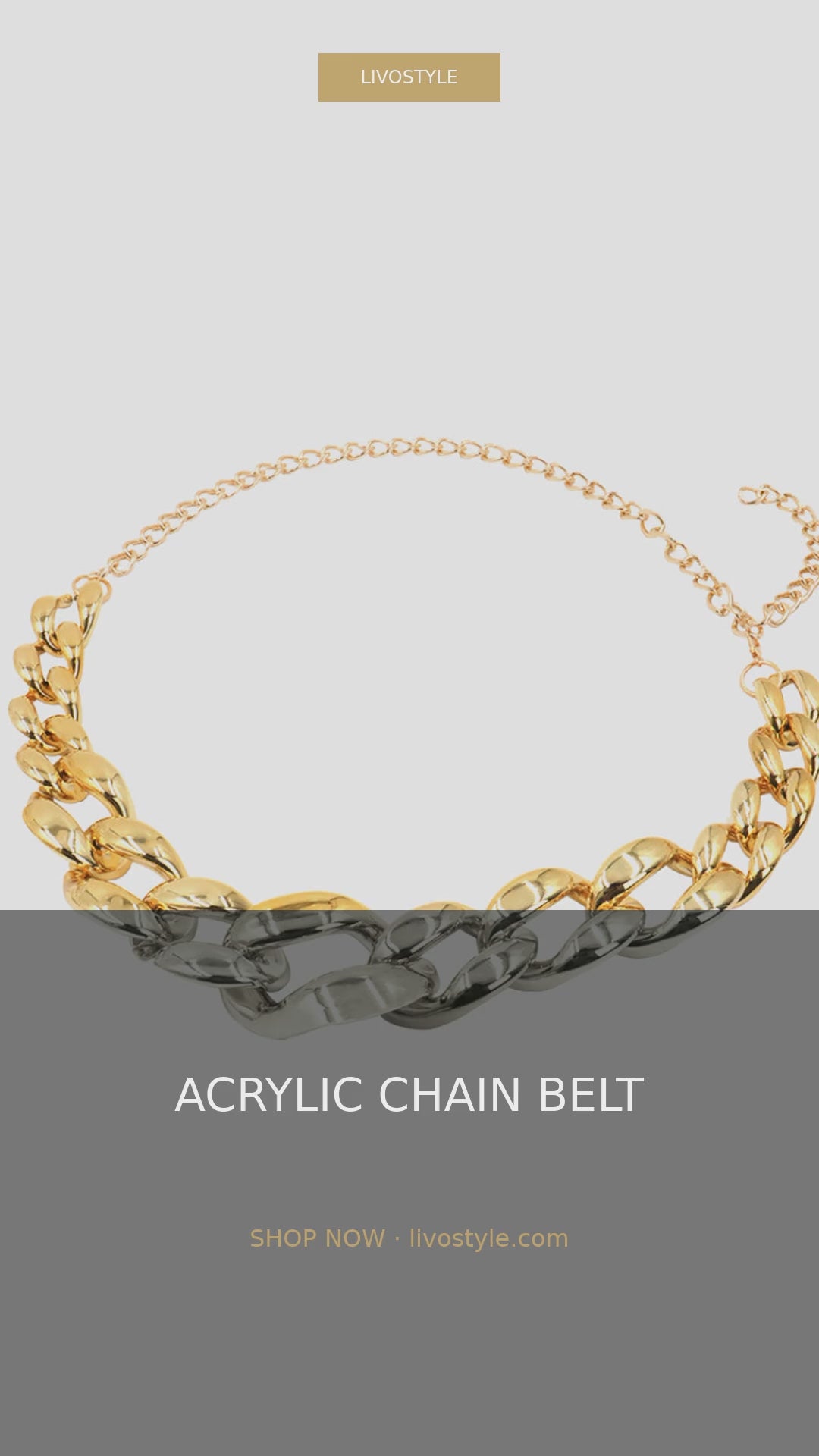 Acrylic Chain Belt – video