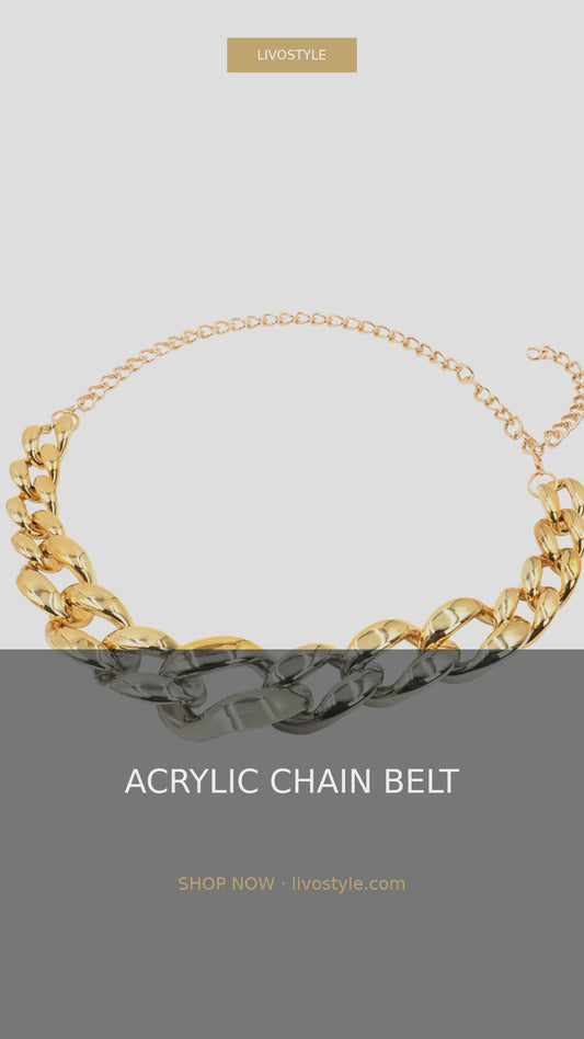 Acrylic Chain Belt – video