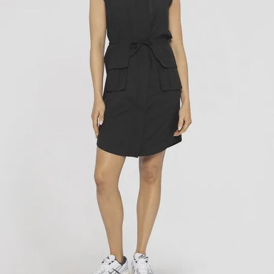 Versatile Drawstring Waist Tank Dress