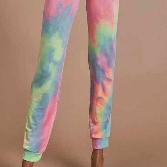 Tie Dye French Terry Casual Pants
