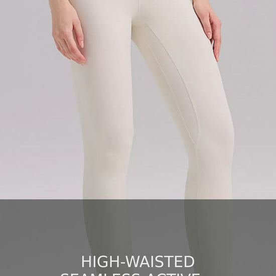 High-Waisted Seamless Active Leggings – video