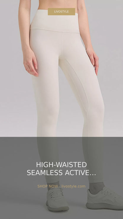 High-Waisted Seamless Active Leggings – video