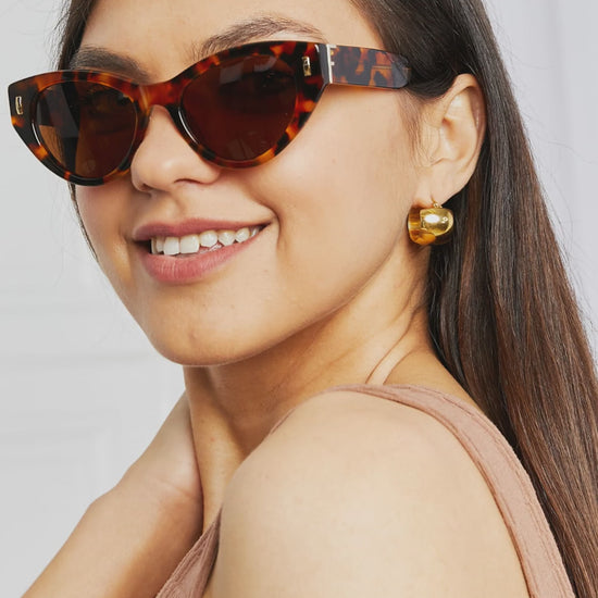 Tortoiseshell Acetate Frame Sunglasses
